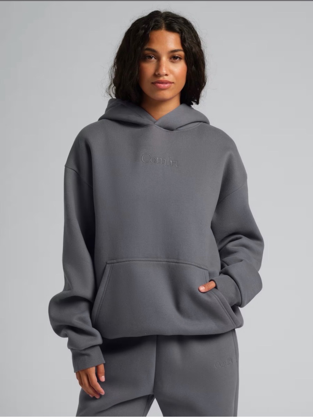 Comfrt: Unisex Weighted Gray Hoodie